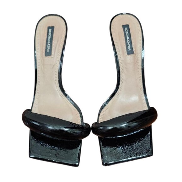 BCBGMAXAZRIA Women's Favari Mid Heel Dress Sandal Women's Shoes In Black 8.5 - Picture 2 of 14